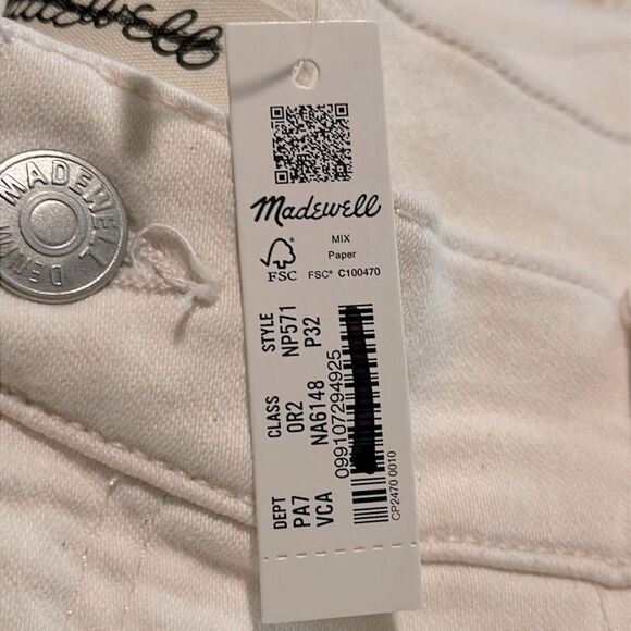 Madewell NWT Petite Mid-Rise Perfect Vintage Jeans Size 32P in Vintage Canvas - Picture 8 of 11
